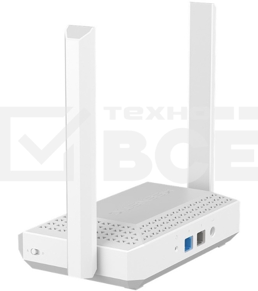 Гигабитный интернет-центр Keenetic Racer KN-4010 с Mesh Wi-Fi 6 AX3000, 2 портами Gigabit Ethernet и переключателем режима роутер/ретранслятор