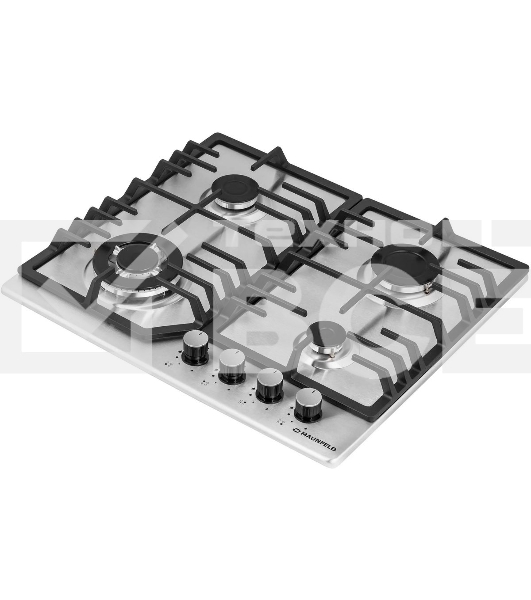 Газовая варочная панель Maunfeld EGHS.64.43CS/G, 4 конфорки, нержавеющая сталь, серебристый
