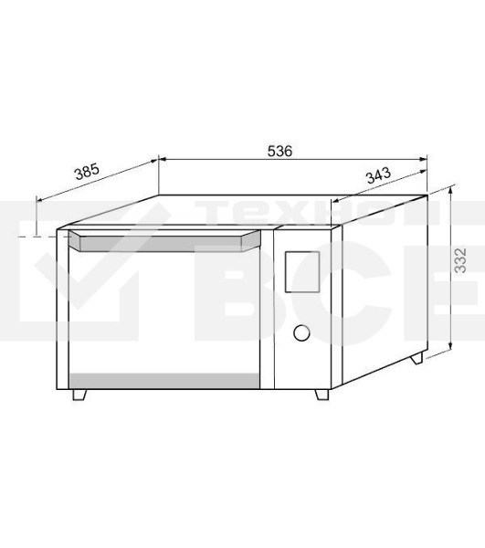 Электрическая мини-печь Krona OFEN 35 BLS