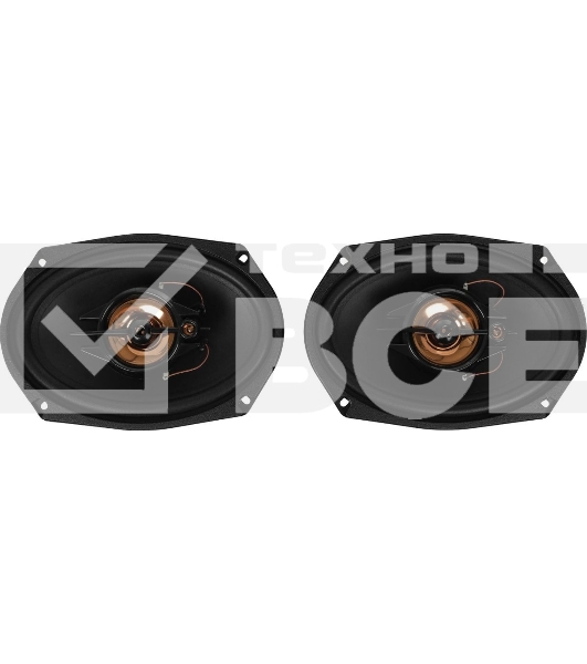Колонки автомобильные ACV PB-693G 240Вт 88дБ 4Ом 16x23см (6x9дюйм) (ком.:2кол.) коаксиальные трехполосные