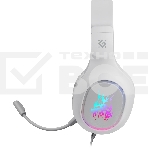 Гарнитура Defender Fury белый, проводная, подсветка, фото3