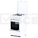 Плита электрическая FLAMA AE 1409 W белый, конфорок 4 электрических, духовка 50 л, 50 см x 85 см x 60 см, фото2