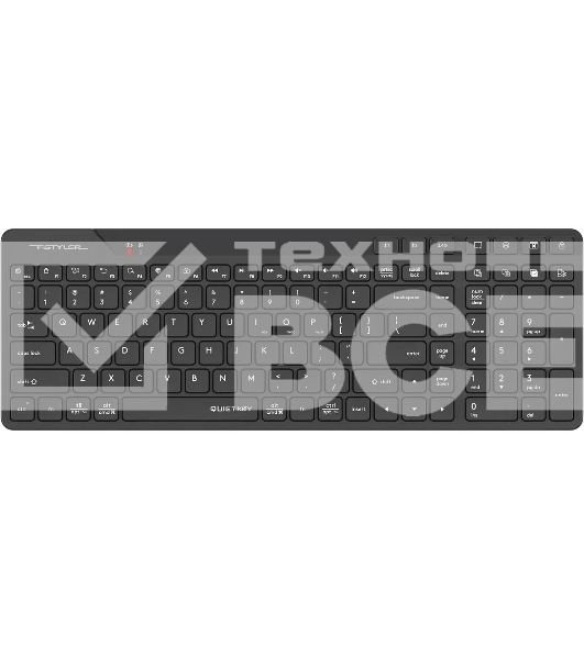 Клавиатура A4Tech Fstyler FBK27C AS черный USB беспроводная BT/Radio slim Multimedia (FBK27C AS)