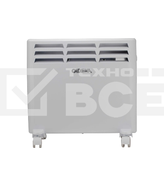 Конвектор Cadena HTR-1000-X белый, 1000 Вт, 15 м2, термостат