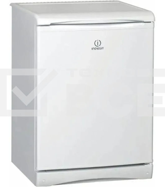 Холодильник Indesit TT 85 A белый однокамерный 106/14 л морозилка сверху, капельная система
