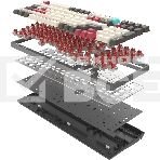 Клавиатура A4Tech Bloody S98 Pixels Red проводная USB серый/бежевый, фото13
