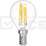 Лампа филам. Gauss Filament 13Вт цок.:E14 шар св.свеч.бел.теп. (упак.:10шт) (105801113), фото2