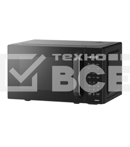 Микроволновая печь Centek CT-1551 черный, 20 л, 700 Вт, сенсор