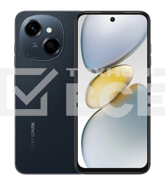 Смартфон Tecno SPARK GO 1, 4/64Gb, черный
