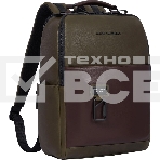 Рюкзак Piquadro Harper CA6289AP/VETM, кожа, зеленый/темно-коричневый, фото3