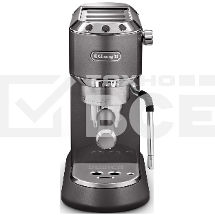 Кофеварка рожковая DeLonghi EC 885 GY серый/серебристый, исп. кофе - молотый, 1.1 л, 1300 Вт, 15 Бар.