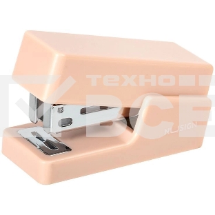 Степлер мини Deli ENS083PINK ENS083 Linfini N10 24/6 (15листов) розовый 15скоб металл/пластик блистер