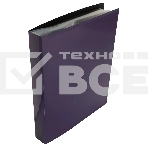 Папка с 100 прозр.вклад. Бюрократ DeLuxe DLVBOX100BBERRY A4 пластик 0.7мм черничный в коробе, фото3