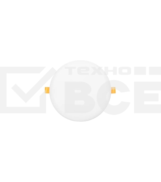 Светильник светодиодный ДВО 1108 24Вт 4000К IP20 круглый встраив. даунлайт безрамочный LUMA EKF DLL-1108-R-24-4000