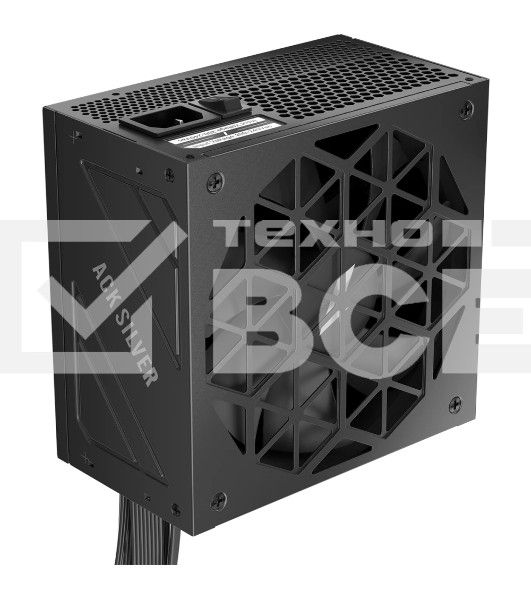 Блок питания 1STPLAYER ACK SILVER HA-750BA7-BK, 80 PLUS Silver, 140мм, черный