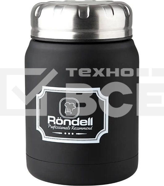 Термос для еды Rondell RDS-942 Black Picnic 0,5 л