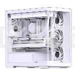 Корпус без блока питания JONSBO D300, Mini-Tower, TG, no fan, 2xUSB-A 3.2 + 1xUSB-C 3.2, mATX, mITX White, фото12