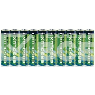 Мизинчиковая батарейка Ergolux R 03 SR10 (R03 SR10, ААА 1.5В)(10 шт. в уп-ке)