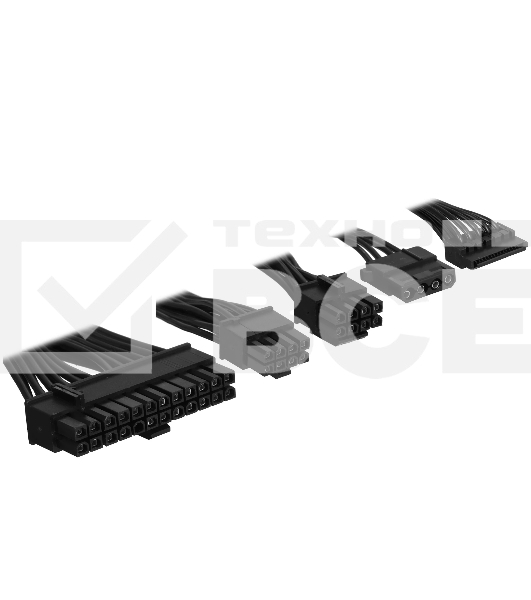 Блок питания ADATA XPG PROBE600B-BKCEU, 600Вт, 80 PLUS Bronze, 120мм, черный