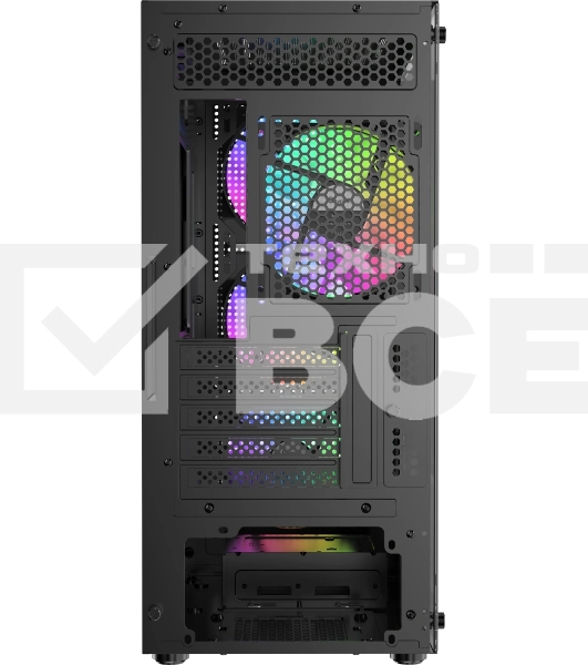 Компьютерный корпус Ocypus Gaммa C50 BK ARGb, MATX, USB 3.0*1+USB 2.0*2, FRONT 3x120мм ARGb, REAR 1x120мм ARGb