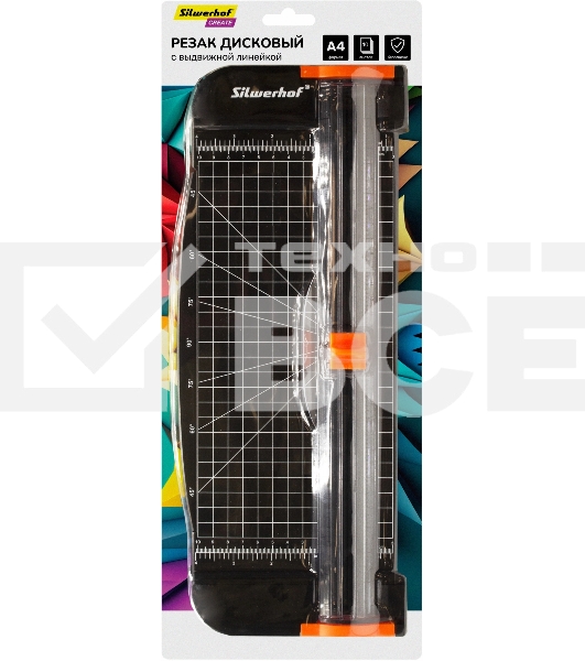 Резак дисковый Silwerhof Create A4/10лист./380мм/ручн.прижим