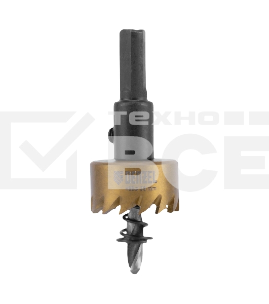 Коронка по металлу Denzel HSS, 25 мм, нитридтитановое покрытие