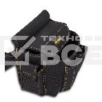 Поясная сумка монтажника Deli DL-P4 220 x 200 x 140мм, 6 карманов, ткань Оксфорд 600D, фото3