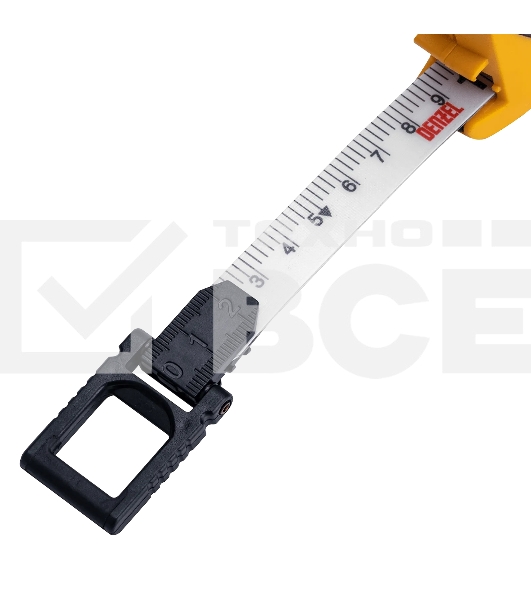 Рулетка геодезическая Denzel 50 м х 15 мм, закрытый корпус, фиберглассовая лента