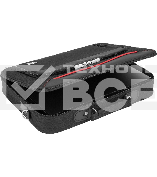 Сумка для ноутбука 15.6' Digma HC-211 черный/красный полиэстер (HC211BKR)