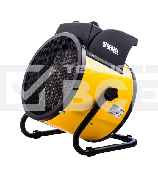 Тепловая пушка керамический нагреватель (тепловентилятор) Denzel DHC 5-400, 230В, 0,04/3/5 кВт