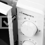 Микроволновая печь Hyundai HYM-M2044 белый, 20 л, 700 Вт, переключатели - поворотный механизм, фото3