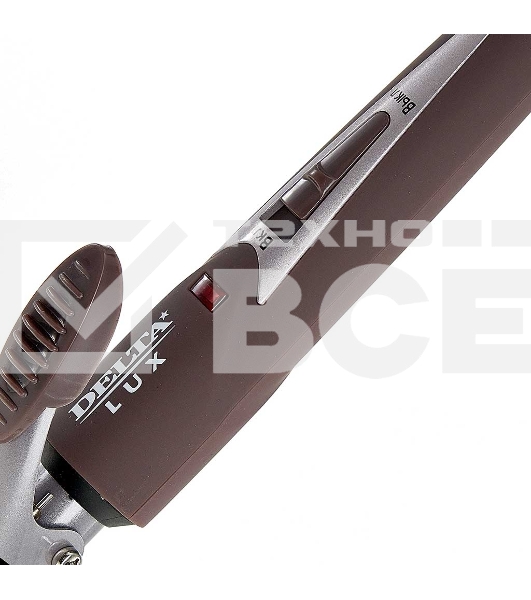 Щипцы для завивки волос DELTA LUX DL-0630 коричневый, 19 мм, 180 °C, 1 режим