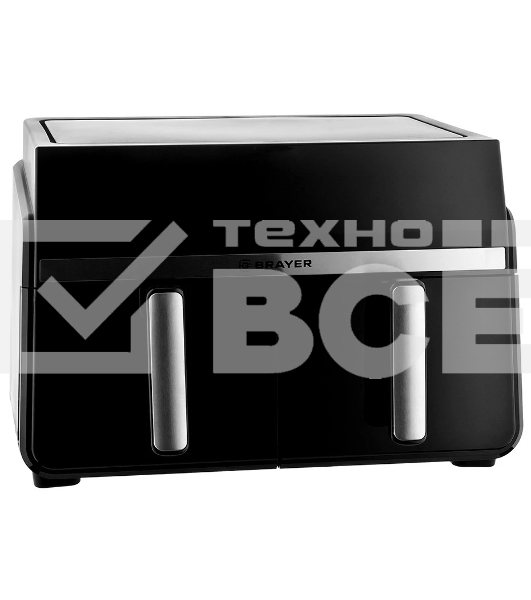 Аэрогриль BRAYER BR2050 черный, 2200 Вт, 10 л, сенсор, 8 программ