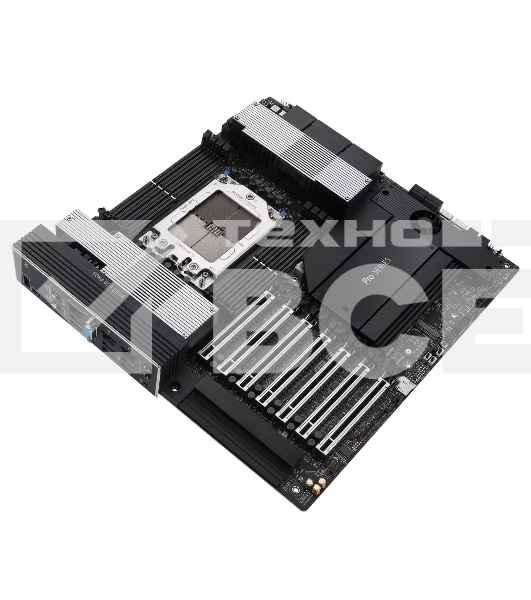 Материнская плата ASUS Pro WS WRX90E-SAGE SE, sTR5, AMD WRX90, 8xDDR5, 4xSATA, 4xM.2, 6xPCI-E 5.0 x16, 1xPCI-E 5.0 x8, 1xVGA, 2xMiniDP, 3x 10Gb LAN, 6xUSB-A 3.2 Gen 2, 1xUSB-A 2.0, 2xUSB-C USB4, 2x3.5 мм, 5.1, SSI EEB