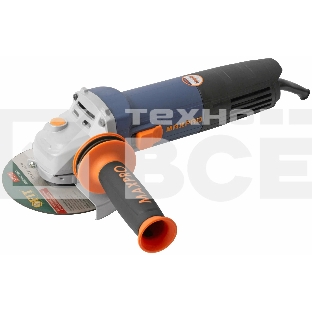 Шлифмашина угловая MAX-PRO MPAG1200/125Q 1200 Вт, 11500 об/мин, кожух 125 мм, антивибрационная ручка, дополнительные щетки, 2,2 кг, кор.