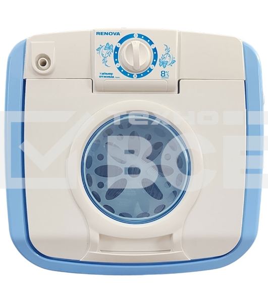 Центрифуга Renova SD-80TS1(P) белая, 8.5 кг, отжим - 1400 об/мин, программ - 6, 44 x 78 x 43 см