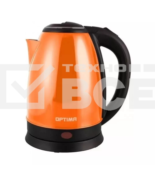 Чайник электрический OPTIMA EK-1808SS 1.8 л, 1800 Вт, оранжевый