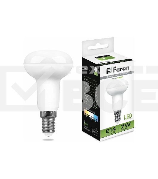 Лампа светодиодная FERON LB-450 25514 7W 230V E14, 4000K