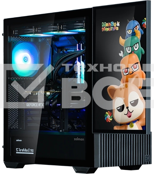 Компьютерный корпус Zalman Z10 DS без БП черный