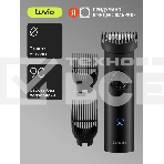 Машинка для стрижки волос, триммер с 3 насадками Tuvio HC-DA3BL, черный, фото 1