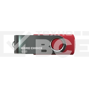 Флешка USB  More Choice (4610196407574) MF16-4 USB 16 Gb 2.0 Red