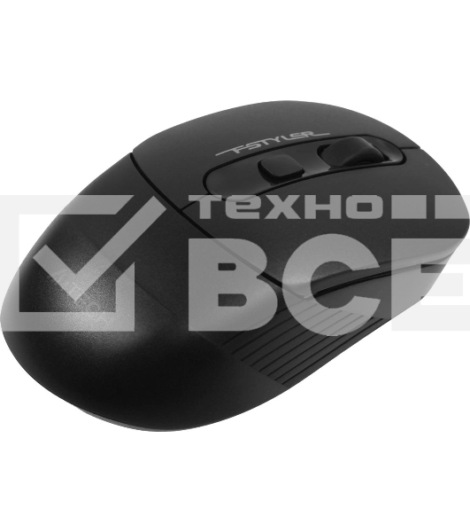 Мышь беспроводная A4Tech Fstyler FB10C черный, 2000 dpi, радиоканал, Bluetooth, USB, кнопки - 4