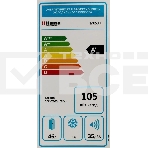 Холодильник Hansa FM050.4 белый однокамерный 41/5л морозилка сверху, фото2