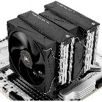 Кулер для процессора Thermalright Royal Pretor 130 (4-pin PWM, 158мм, Ni/Cu, 6x6мм, 1x120+1x130мм, 80.45CFM/81.88CFM, 29.4dBA/28.3dBA, 2150PM/1750RPM, S: 1200, 1700, 1851, 2011, 2066, 115X, AM4, AM5, silver, black), фото2