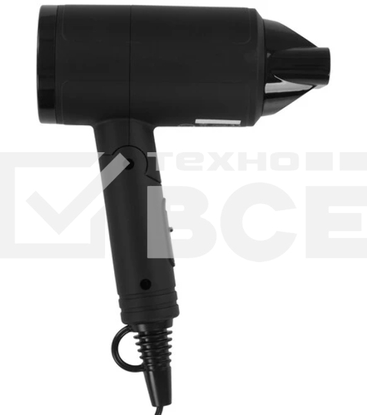 Фен BRAYER BR3040 черный, 1400 Вт, компактный