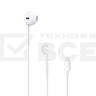 Гарнитура вкладыши Apple EarPods A1748 1.1м белый проводные в ушной раковине (MWTY3ZM/A)