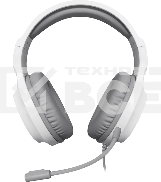 Гарнитура Defender Fury белый, проводная, подсветка