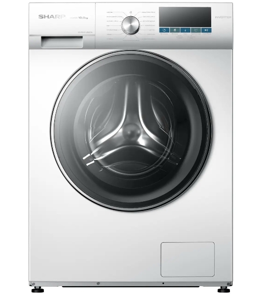 Стиральная машина Sharp ES-FSI1012DLZ-W белый, загрузка фронтальная 10 кг, 1200 об/мин, класс A+++