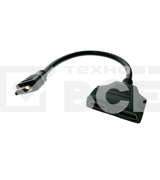 Переходник Espada Видеоадаптер HDMI 19M to 2*HDMI 19F 25cm (EHDMIM2xHDMIF25) Разветвитель