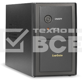 Источник бесперебойного питания ExeGate Power Back BNB-450.LED.AVR.4C13 <450VA/240W, LED, AVR, 4*C13, металлический корпус, Black>